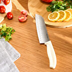 Dr. Inox Santoku Bıçağı 30 cm Krem