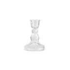 Karaca Home Marine Cam Şamdan Şeffaf 6,5x6,5x9 cm