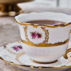 Karaca Royal Bone Elizabeth 2 Kişilik Çay Fincanı