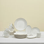 Karaca Elegance Bone New Marcelo 26 Parça 6 Kişilik Kahvaltı Takımı Platin