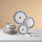 Karaca Forever Bone Vase 24 Parça 6 Kişilik Yemek Takımı