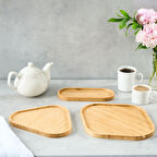 Karaca Bambu Intra 3'lü Sunumluk