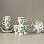 Karaca Dila 6 Kişilik Kahve Fincan Takımı 80 ml