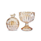 Karaca Terry İkili Lokumluk Seti Amber