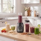 Karaca Blendfit Go Personal Kişisel Smoothie Blender Çift Hazne Antrasit 600ml & 400ml