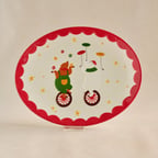 Karaca New Year Yılbaşı Carousel Kayık Tabak 30 cm