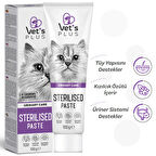 Vet's Plus Sterilised 100 gr Kısır Kediler için Tüy Yumağı Önleyici Malt Macun