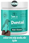 Vet's Plus Dental Çiğnenebilir Tablet 60'lı (Kedi ve Köpekler için Diş Bakımı)