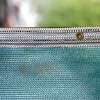 %75'lik Yeşil Gölgelik File 6*17 METRE - Branda - Çit Filesi - Şeritli Halkalı