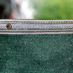 %95'lik Yeşil Gölgelik File - 1*10 METRE - Branda - Çit Filesi - Şeritli Halkalı