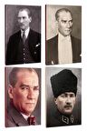 4Lü Atatürk- Çizgili Defter Seti 64 Sayfa
13,5X19,5Cm -7