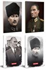 4Lü Atatürk 64 Sayfa 13,5X19,5Cm Defter Ve 176
Sayfa Planlama Defteri Seti -26