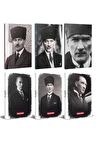 6Lı Atatürk 64 Sayfa 13,5X19,5Cm Defter Ve 176
Sayfa Planlama Defteri Seti -3