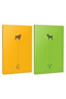 2li Burç-astroloji Temalı 13,5x19,5cm 64 Sayfa
çizgisiz Defter Seti -10