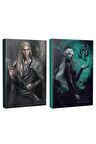 Ikili Fantastik Defter Seti - Elven Warrior - The Witch