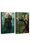 Ikili Fantastik Defter Seti - Elven Love - Elven Archer