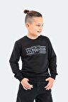 Slazenger DUNA IN Çocuk  Siyah Sweatshirt