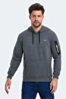 Slazenger OZZY IN Erkek  Koyu Gri Sweatshirt