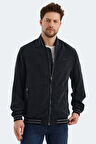 Slazenger BOMBERS Erkek  Koyu Gri Mont & Kaban