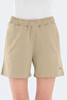 Slazenger RAMLAH I Kadın Cepli Bej Şort