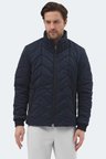 Slazenger BEAST Erkek Dik Yaka Fermuarlı Lacivert Mont & Kaban