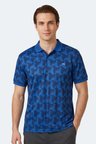 Slazenger KATARIN Erkek Polo Yaka Saks Mavi Tişört