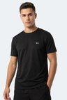 Slazenger HUGGER Erkek  Siyah Tişört