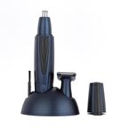 Polosmart PSC30 Pilli Burun Kulak Kaş Favori Sakal Temizleme Erkek Bakım Seti Lacivert