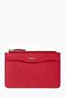 Damy Hakiki Deri Kadın Cüzdan - Portföy 904MG - Kırmızı