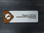 Lucena Sigara İçilmez Ofis Oda Kapı İsimliği Yönlendirme Tabelası Levhası Kişiselleştirilebilir