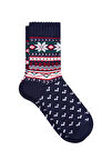 Mavi Yılbaşı Temalı Lacivert Çorap 1912179-70500