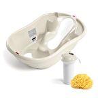 OkBaby Onda  Evol Banyo Küveti & Bebek Duşu & Doğal Banyo Süngeri No.10 / K.Beyaz
