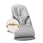 Babybjörn Balance Bliss Ana Kucağı Woven Melange Oyuncaklı / Light Grey
