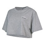 Lifestyle Kadın Gri Günlük Stil T-Shirt WNT1506-AG