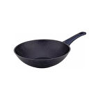 VİVALDİ TAVA GRANİT 28CM WOK ECO SERİSİ GECE GRİSİ E-268 E195 1951 2685