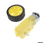 Robotistan 6 V 250 RPM Motor ve Tekerlek Seti