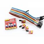 Robotistan 4'lü Çizgi İzleyen Sensör Seti - 4 Way Tracking Module