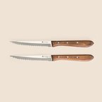 Evidea Kitchen 2'li Steak Bıçağı Seti - Kahverengi