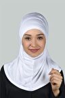 İkili Set Pratik Eşarp Hazır Türban ve Hijab Tesettür Bonesi
