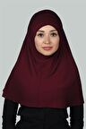 Hazır Türban Pratik Eşarp Tesettür Hijab - Namaz Örtüsü (XL)