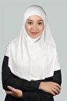 İkili Set Pratik Eşarp Hazır Türban ve Hijab Tesettür Bonesi (XL)