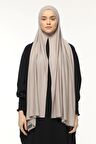 Hazır Pratik Geçmeli Lüks Organik Düz Penye Şal Eşit Hizalı