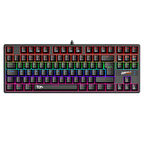 Gameagle Fullflex MK-89X1R Rainbow Aydınlatmalı Oyuncu Gamer Gerçek Mekanik Işıklı Klavye Türkçe Q (Red Switch)