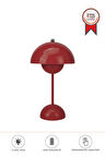 LW-12 Şarjlı 3 Modlu Yuvarlak Masa Lambası Led Gece Lambası Kırmızı