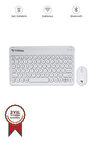 Torima TMK-08 Beyaz Kablosuz Bluetooth Klavye Mouse Seti
