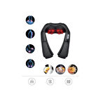 QY-666 Ovmalı Isıtmalı Boyun Sırt Bel Omuz Bacak Masaj Yastığı Masaj Aleti