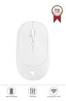 Torima TM-16 Beyaz Kablosuz Çift Modlu Sessiz Mouse Fare