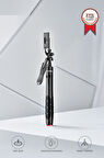 Torima L17 Telefon - Kamera Tutucu Çok Amaçlı 1.8m Tripod (Selfie Çubuğu + Tripod)