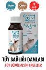 Kediler İçin Plus B Damla 50ml (KEDİLER İÇİN TÜY DÖKÜLMESİ ENGELLEYİCİ BİOTİN TÜY SAĞLIĞI DAMLASI)