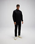 Ellesse EM580-BK Erkek Yarım Fermuarlı Siyah Sweat